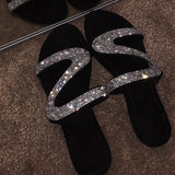 Rhinestone Z Slide